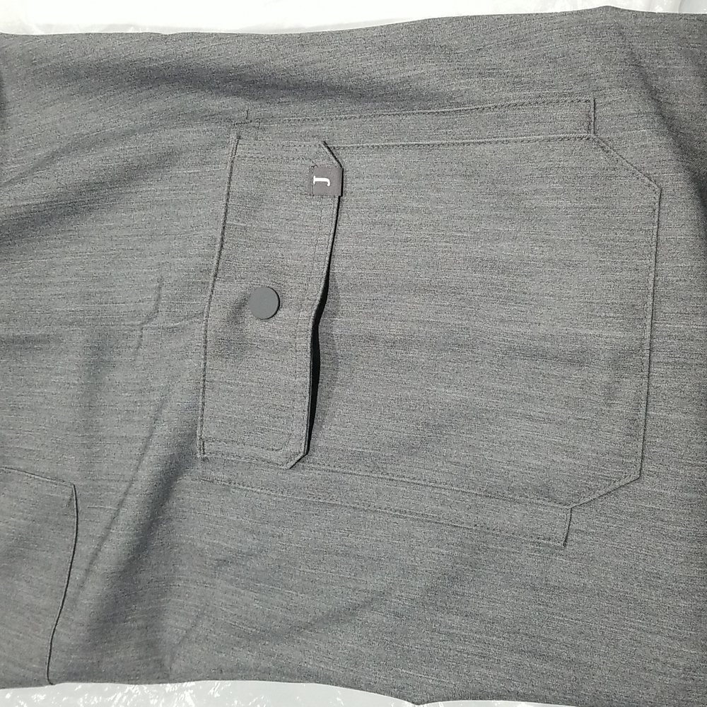 BOGO🆓 NWT Jaanuu Essential Drawstring Relaxed Scrub Pants Heather Gray sz Medi… - Picture 7 of 9
